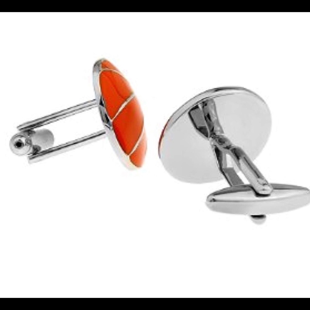 Basketball Cufflinks - Picture 2 of 3